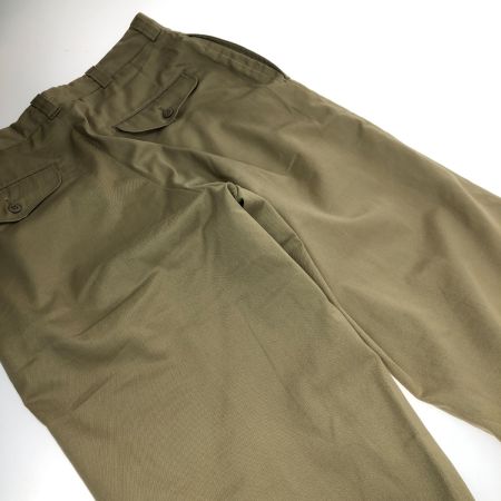  70s US.ARMY パンツ チノトラウザー SIZE W31×L33 75年製 古着 ベージュ