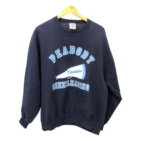  90s JERZEES スウェット トレーナー Lサイズ 古着 アメリカ製 ネイビー
