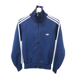 □□ 80s adidas Originals ジャージ トラックジャケット SIZE 1号 古着 ネイビー Bランク