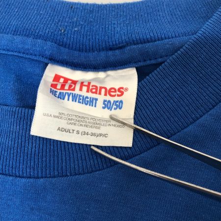  90s Henes Tシャツ SIZE S 古着 ブルー