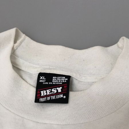  90s FRUIT OF THE LOOM Tシャツ SIZE XL 古着 ホワイト