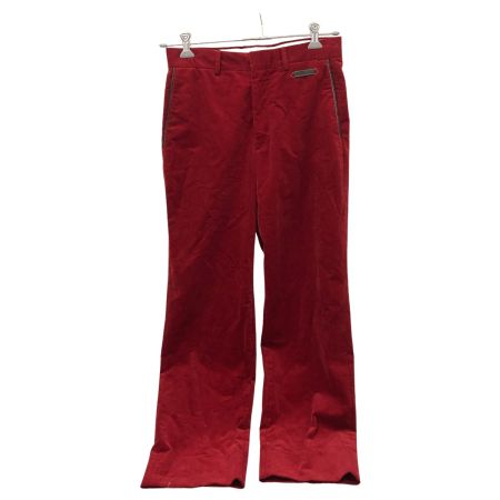  HERMES エルメス パンツ コーデュロイパンツ レッド