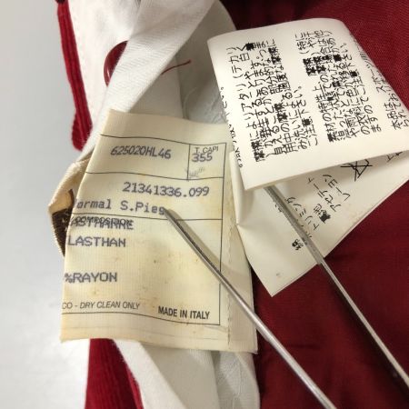  HERMES エルメス パンツ コーデュロイパンツ レッド
