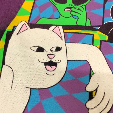  RIPINDIP パーカー プルオーバーパーカー SIZE L  パープル