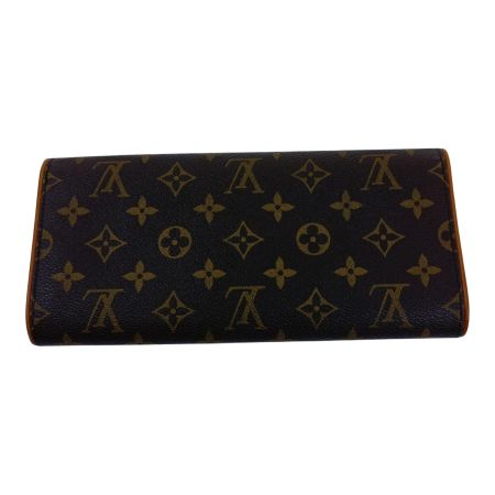  LOUIS VUITTON ルイヴィトン モノグラム ポシェット・ツインGM M51852 ブラウン
