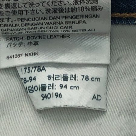  Levis ジーンズ SIZE W31×L34 インディゴ