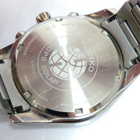  SEIKO セイコー 腕時計　アストロン　電波ソーラー 8X22-0AG0-2