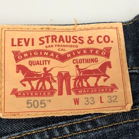  Levis ジーンズ 505 SIZE W33×L32 インディゴ