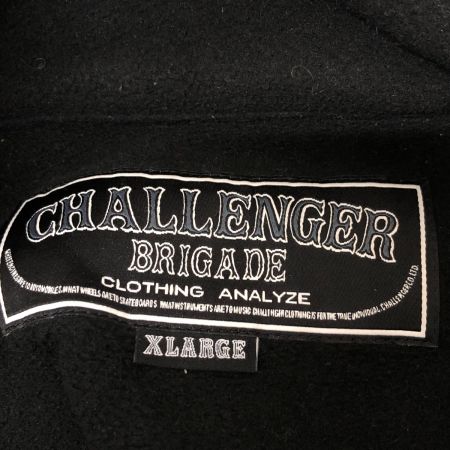  CHALLENGER チャレンジャー ジャケット フリースジャケット SIZE XL CLG-JK 020-016 ブラック