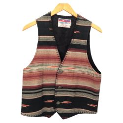 □□ CALEE ベスト ネイティブ柄ジレベスト SIZE M  マルチカラー Cランク