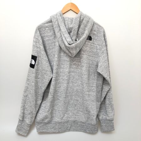  THE NORTH FACE ザノースフェイス パーカー スクエアロゴジップフーディ SIZE L NT12140 ライトグレー