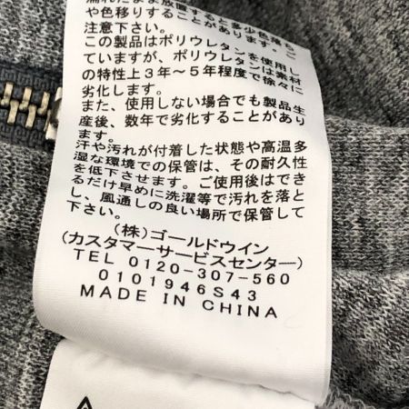  THE NORTH FACE ザノースフェイス パーカー スクエアロゴジップフーディ SIZE L NT12140 ライトグレー