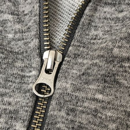  THE NORTH FACE ザノースフェイス パーカー スクエアロゴジップフーディ SIZE L NT12140 ライトグレー