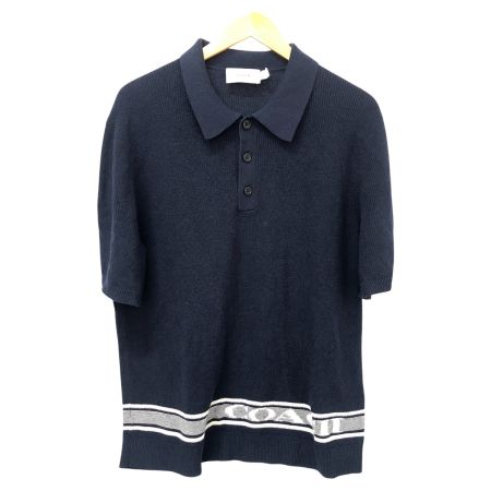  COACH コーチ ニット ニットポロシャツ SIZE M CO835 ネイビー