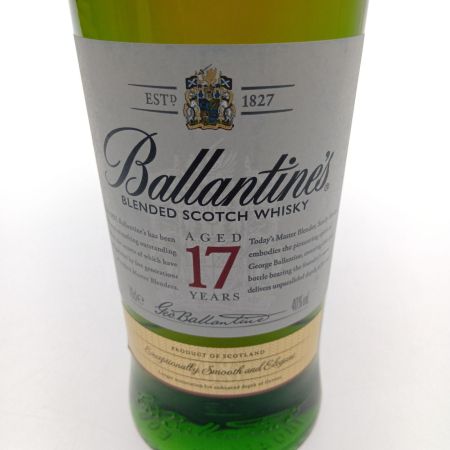  　バランタイン　17年　ブレンデッドスコッチウイスキー 未開栓
