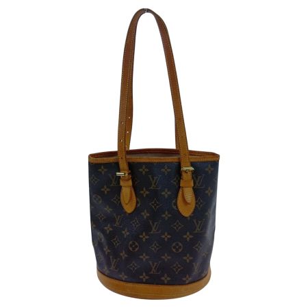  LOUIS VUITTON ルイヴィトン モノグラム プチ・バケット M42238 ブラウン