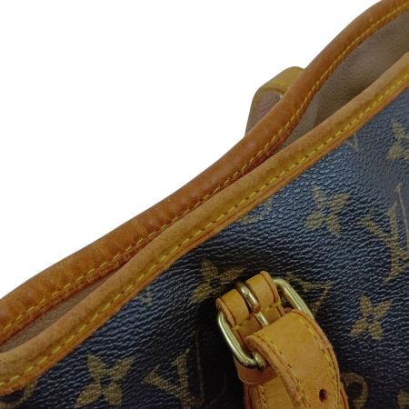  LOUIS VUITTON ルイヴィトン モノグラム プチ・バケット M42238 ブラウン