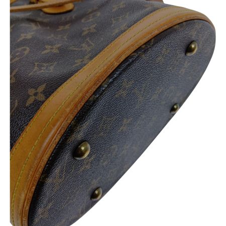  LOUIS VUITTON ルイヴィトン モノグラム プチ・バケット M42238 ブラウン