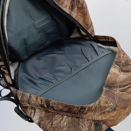  THE NORTH FACE ザノースフェイス シングルショット デイパック リュック NM71903 ブラウン x ケルプタンフォレストフロアプリント