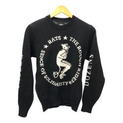 □□ RATS ニット セーター SIZE M 古着 ブラック Cランク