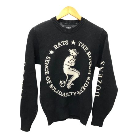  RATS ニット セーター SIZE M 古着 ブラック