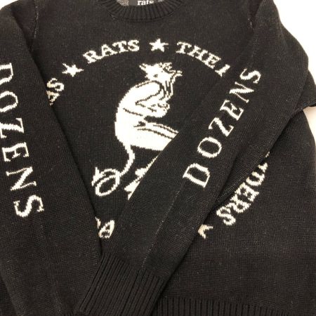 RATS ニット セーター SIZE M 古着 ブラック