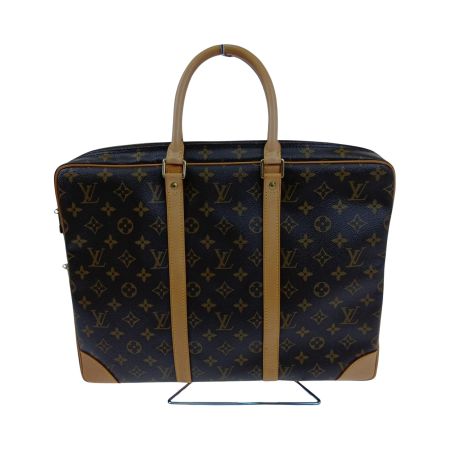  LOUIS VUITTON ルイヴィトン モノグラム ポルトドキュマン ヴォワヤージュ　ビジネスバッグ M53361 ブラウン
