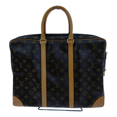  LOUIS VUITTON ルイヴィトン モノグラム ポルトドキュマン ヴォワヤージュ　ビジネスバッグ M53361 ブラウン