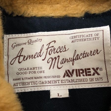  AVIREX アビレックス ジャケット B-3フライトジャケット SIZE L 6142187 ブラック