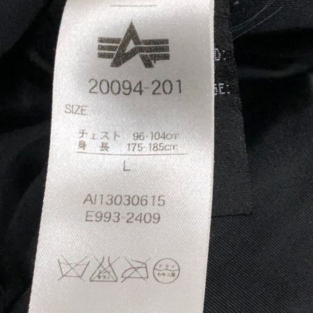  ALPHA INDUSTRIES コート N-3Bタイプコート SIZE L  20094-201 ブラック