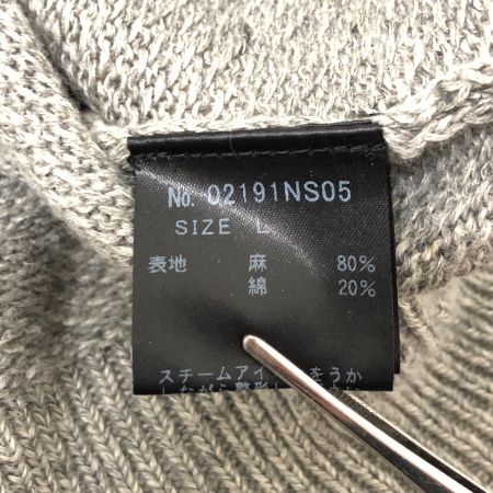  Hysteric Glamour ヒステリックグラマー ニット セーター SIZE L 古着 02191NS05 ライトグレー