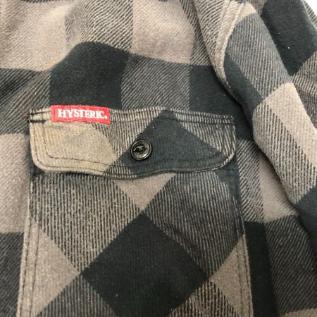  Hysteric Glamour ヒステリックグラマー シャツ SIZE XL 02213AH02 ブラック×グレー