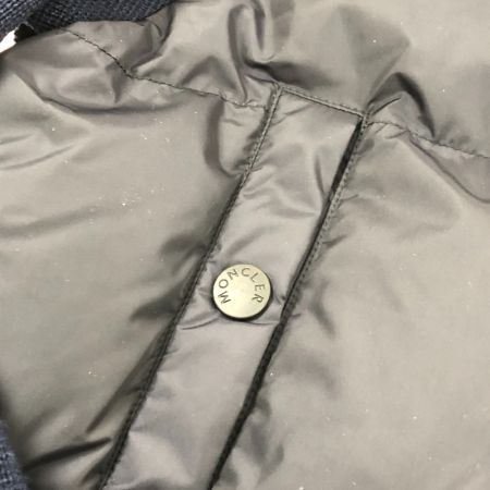 MONCLER モンクレール ジャケット ダウンジャケット SIZE L ニット切替ダウンジャケット ネイビー