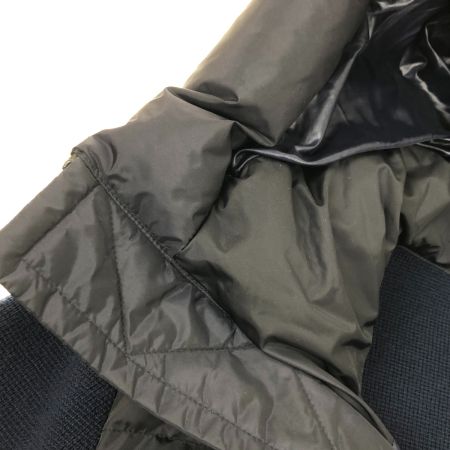  MONCLER モンクレール ジャケット ダウンジャケット SIZE L ニット切替ダウンジャケット ネイビー