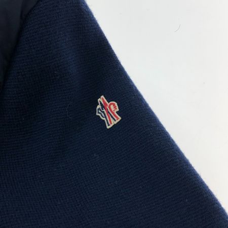 MONCLER モンクレール ジャケット ダウンジャケット SIZE L ニット切替ダウンジャケット ネイビー