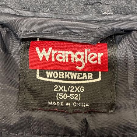 Wrangler ラングラ ベスト フードダックベスト 2XL 古着 ネイビー