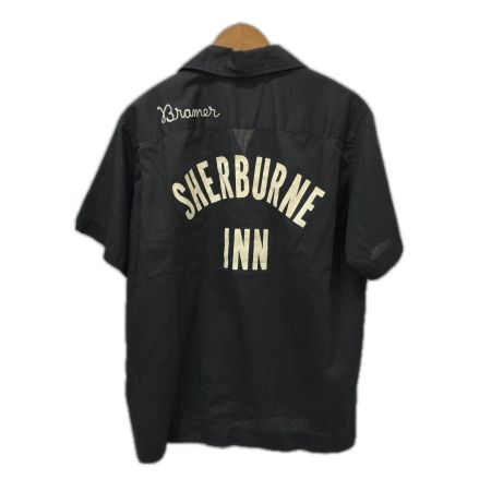  Hilton ヒルトン シャツ ボーリングシャツ SIZE M 古着  ブラック