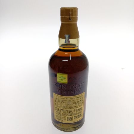 【北海道内限定発送】 YAMAZAKI 山崎/サントリー 　山崎12年　シングルモルトウイスキー 未開栓