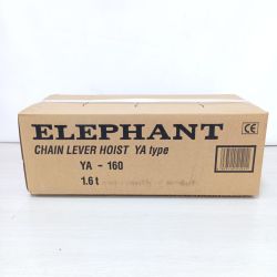 □□ ELEPHANT エレファント ＹＡ型チェーンレバーホイスト１．６ｔ YA-160 Sランク