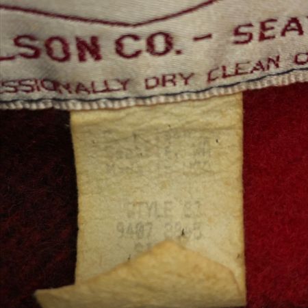  70~80s FILSON ジャケット マッキーノジャケット SIZE 38(M) 古着 レッド×ブラック