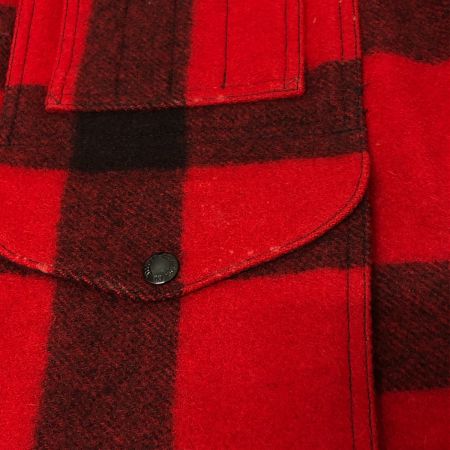  70~80s FILSON ジャケット マッキーノジャケット SIZE 38(M) 古着 レッド×ブラック