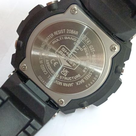  CASIO カシオ 腕時計　G-SHOCKG-STEEL　電波ソーラー GST-W300 ブラック