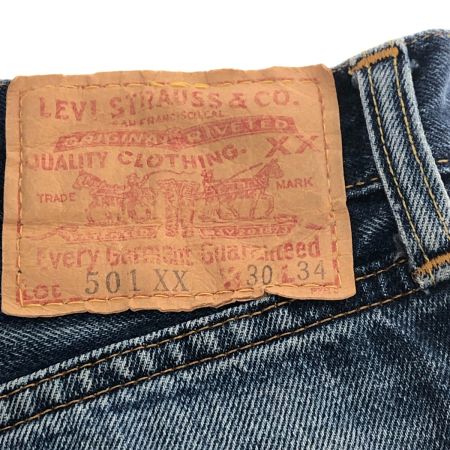  90s Levis ジーンズ 501XX SIZE W30×L34 ダメージ・リペア有 古着 555刻印 99年製 インディゴ