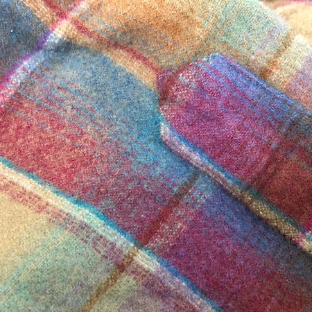  70s PENDLETON シャツ ウールシャツ SIZE L 古着 マルチカラー