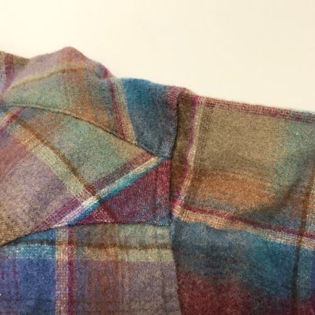  70s PENDLETON シャツ ウールシャツ SIZE L 古着 マルチカラー