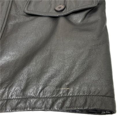 LIBERTE コート レザーコート SIZE L ブラック 古着