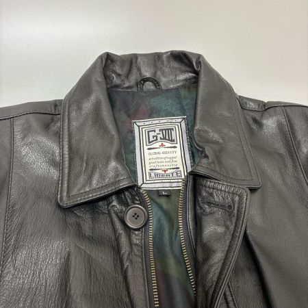 LIBERTE コート レザーコート SIZE L ブラック 古着