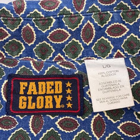 00s Faded Glory シャツ 古着 SIZE L ブルー