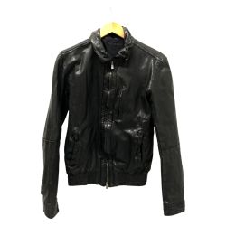 □□ LUVA TRAM ジャケット レザージャケット SIZE M 羊革 WHN200 ブラック Cランク