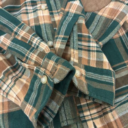  POLO RALPH LAUREN ポロラルフローレン シャツ ネルシャツ SIZE M 古着 チェック 短丈リメイク マルチカラー